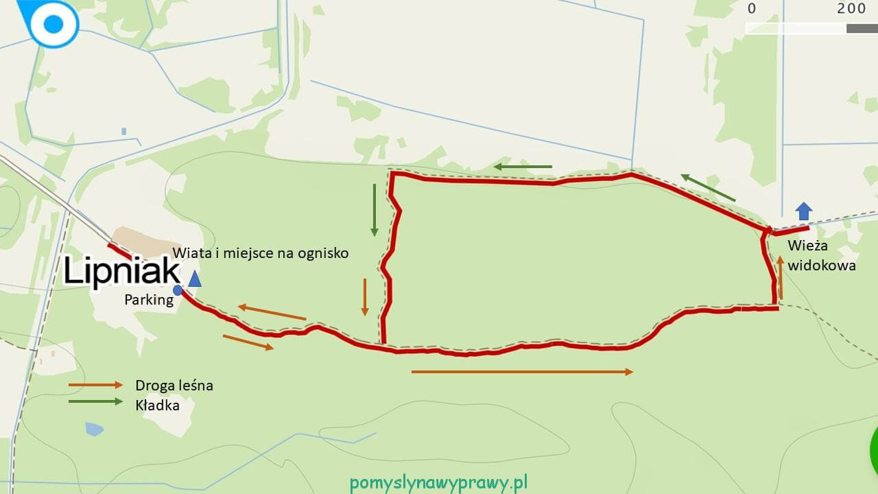 mapa Obóz Powstańczy